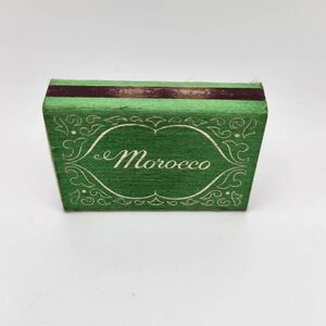 Vintage Matchbox El Morocco Hotel Casino Freeport Grand Bahama Island Art Craft